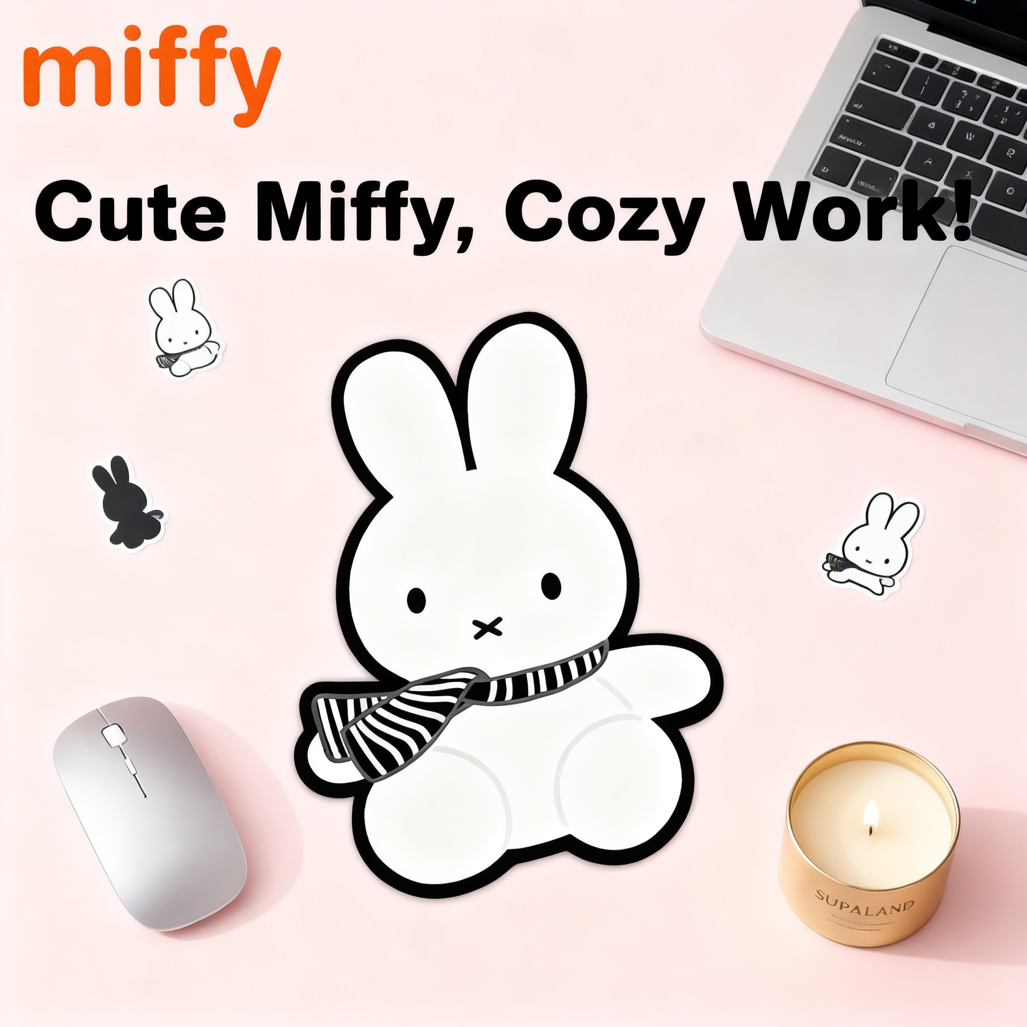 Miffy Kawaii Cartoon Rabbit Mo - Home Office Desk Ideas 리뷰 및 가격